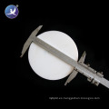 Varilla de PTFE blanco puro de 3 mm a 1800 mm, varilla de PTFE de pureza y relleno con tela de ptfe